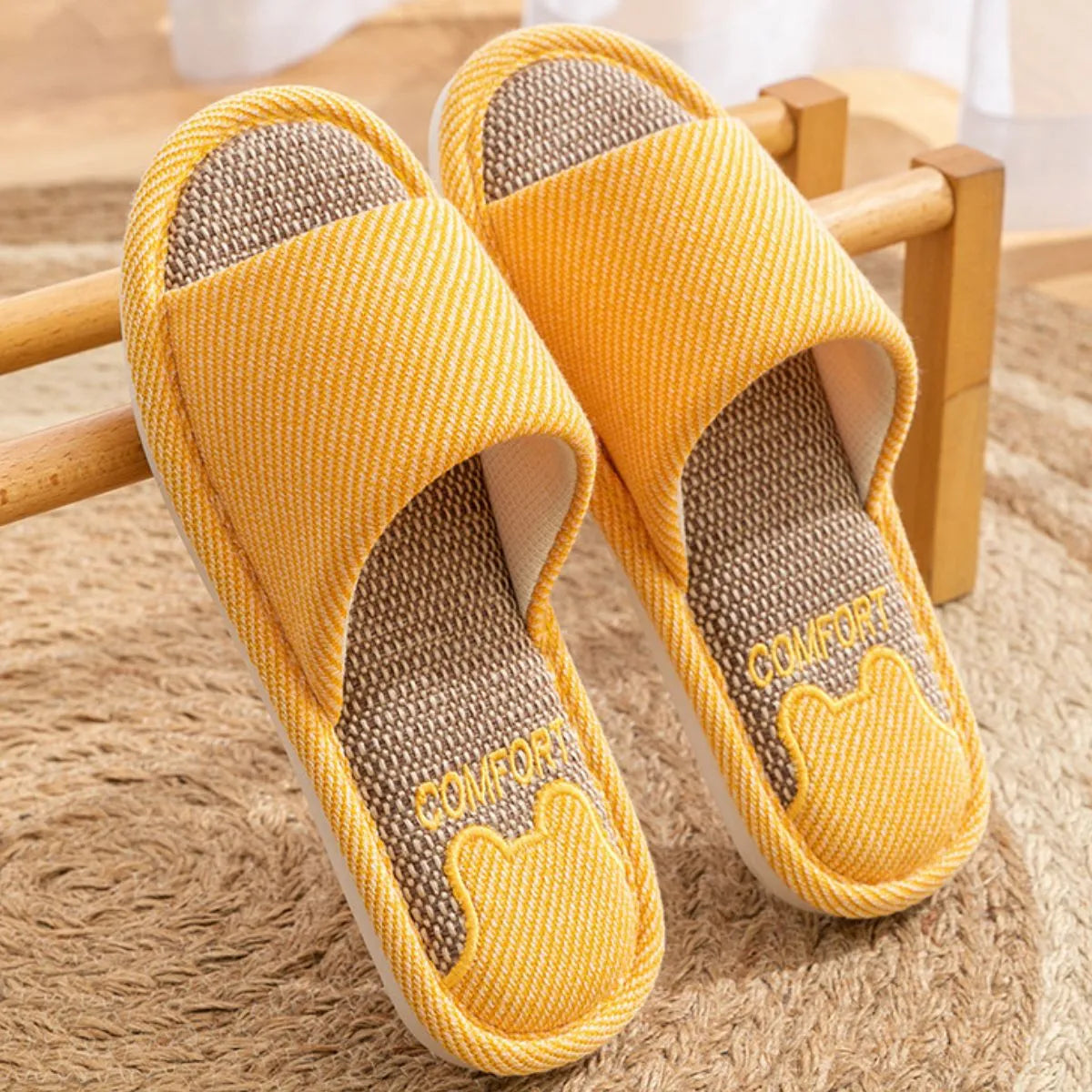Open Toe Flats Slippers