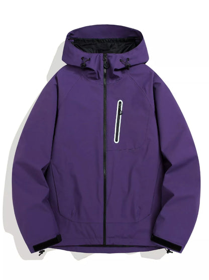 Men's Plus Size Lightweight Zip Up Jacket