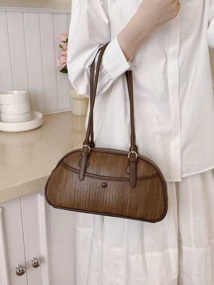 Vintage Buckle Shoulder Bag