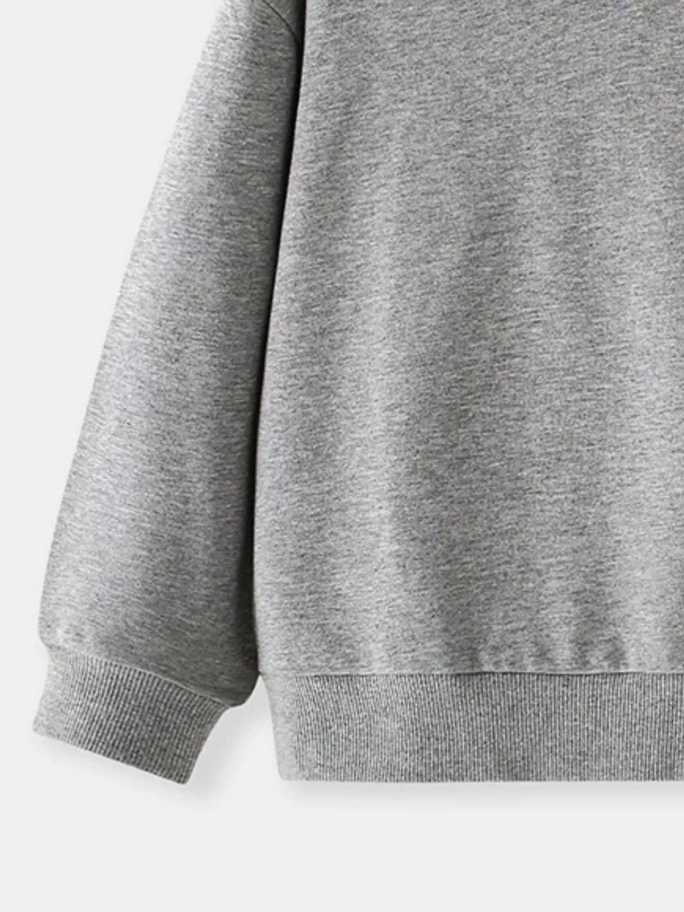 Children's Casual Solid Color Crew Neck Sweatshirt