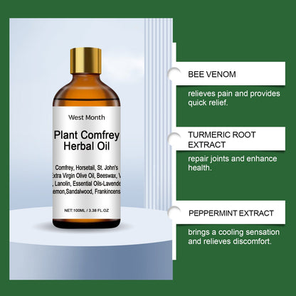 West&Month Herbal Compost Oil, Massage Moisturizing Joint Massage Essential Oil Daily Joint Care Essential Oil