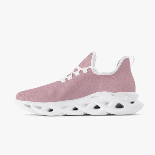 SHO-006W-24 Bounce Mesh Knit Sneakers - White sole