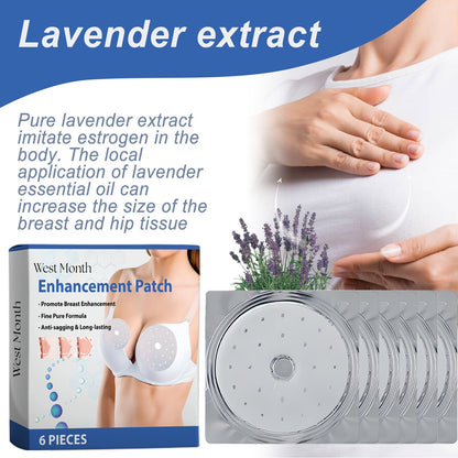 Breast Enhancement Patch, Firming Lifting Chest Mask For Sagging & Loose Skin, Natural Plant Extract Breast Plump Patches, 6 Pcs