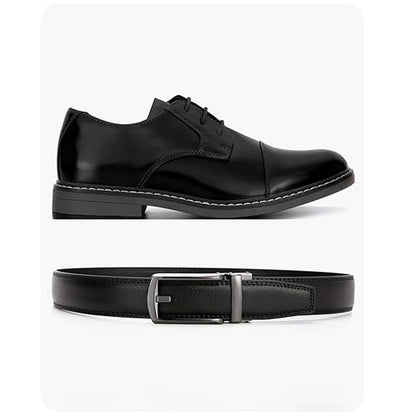 Ratchet Boy Belt With Snap Closure Adjustable For Casual And Formal Wear