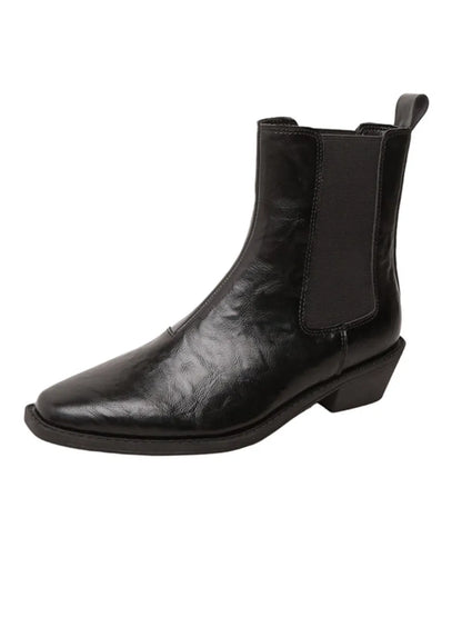Square Toe Platform Boots