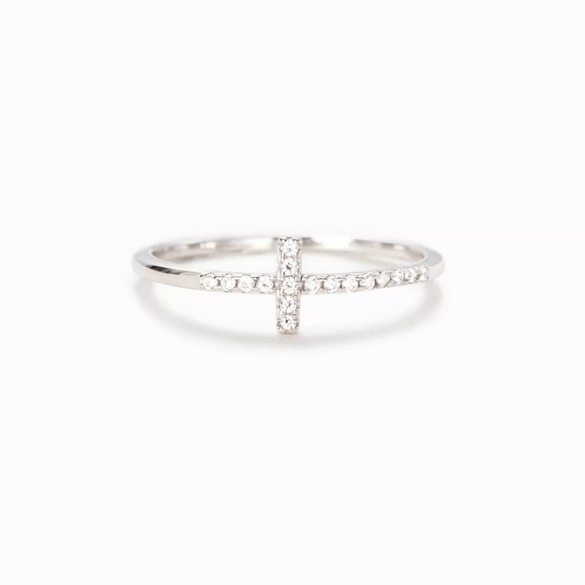 925 Sterling Silver Cross Ring