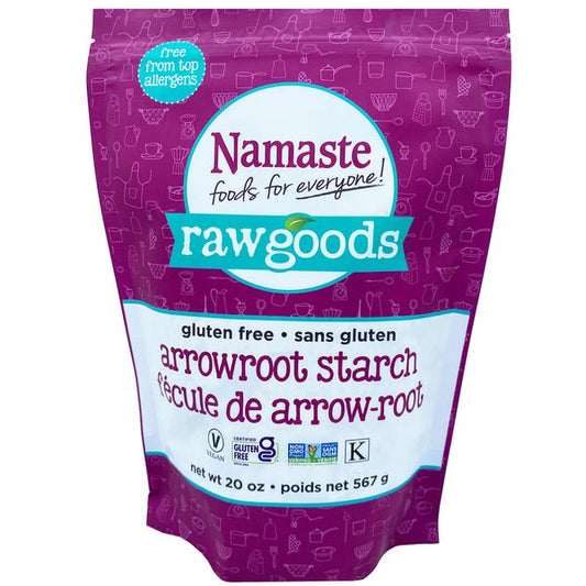 Namaste Foods Organic Arrowroot Starch - Gluten-Free, 20 oz (Pack of 6)