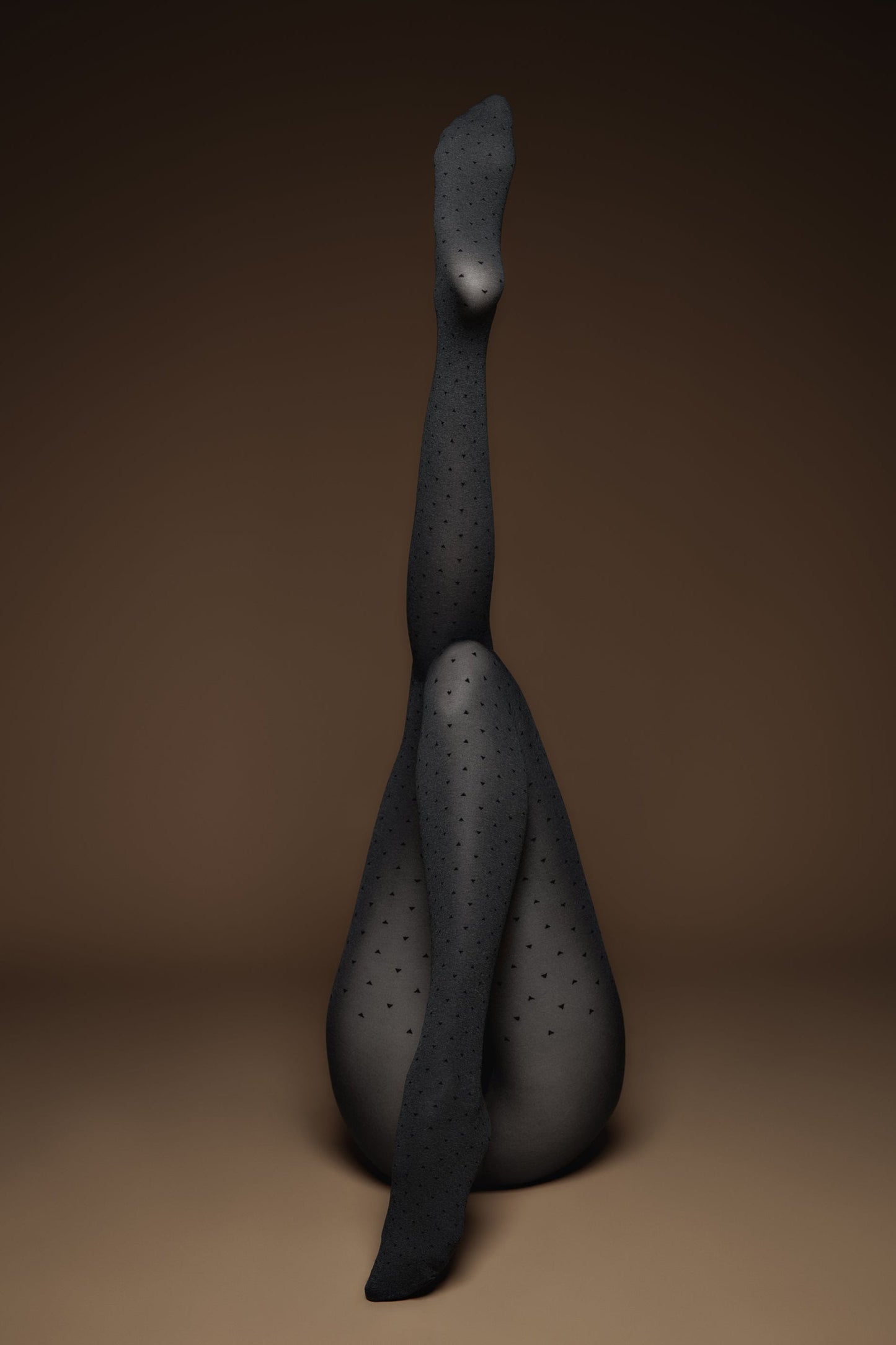 Fantasy Tights Conte Effect - Melange Triangle