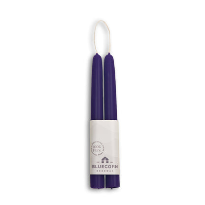 Beeswax Taper Candles - Hand-Dipped - 1 Pair