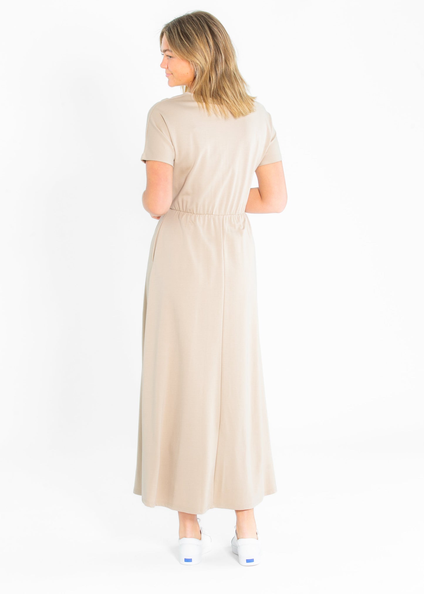 Ella Cinched Waist Maxi Dress