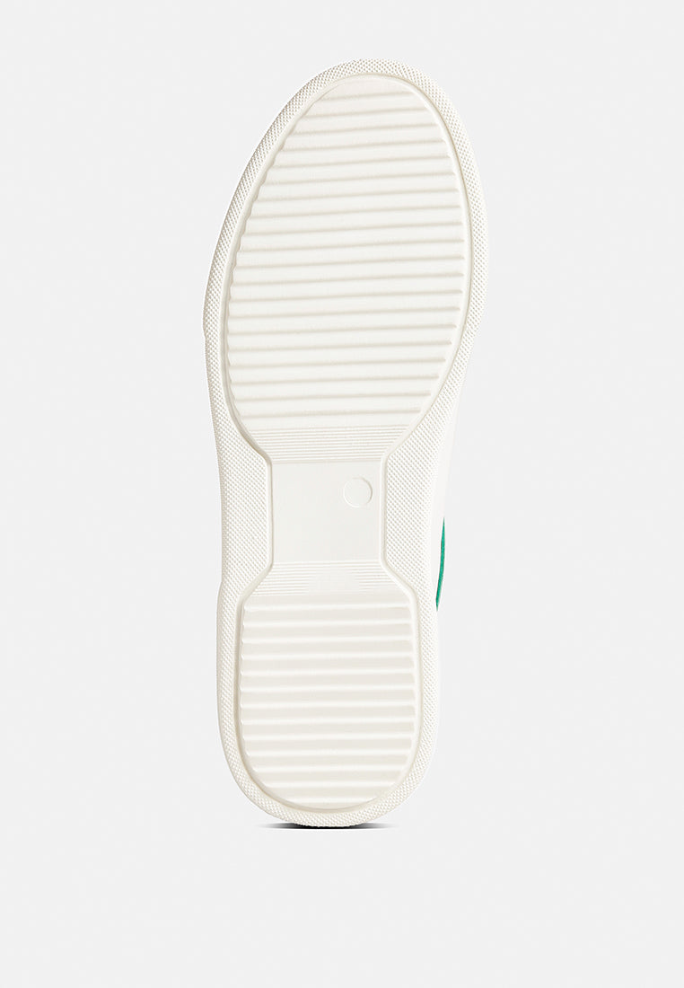 Endler Color Block Leather Sneakers