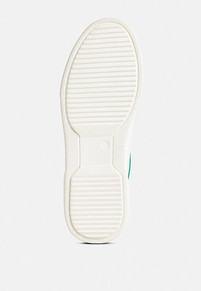 Endler Color Block Leather Sneakers