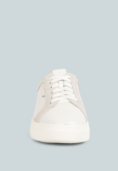 Endler Color Block Leather Sneakers