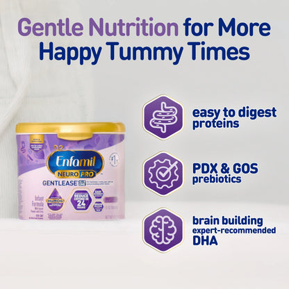 Enfamil NeuroPro Gentlease Infant Formula, Ready to Use, 2 oz Bottle