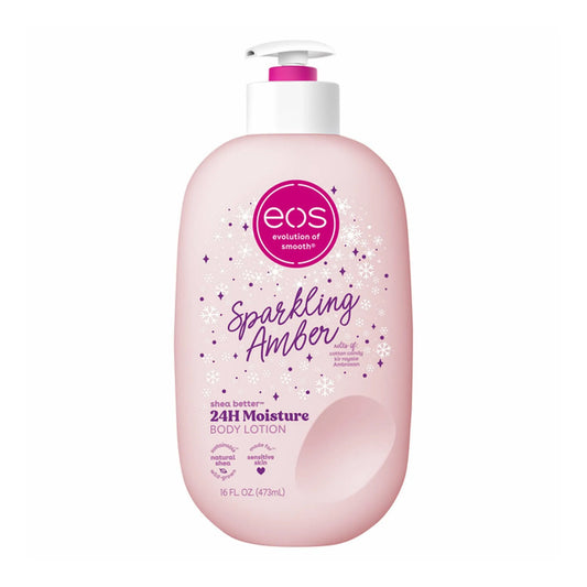 EOS Sparkling Amber Shea Better 24h Moisture Body Lotion 16 fl oz - New