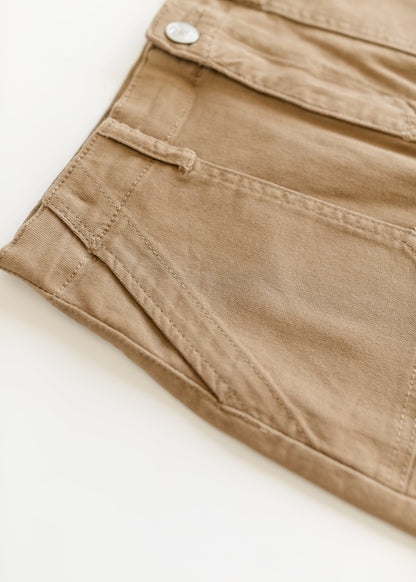 Erica Cotton Twill Midi Skirt