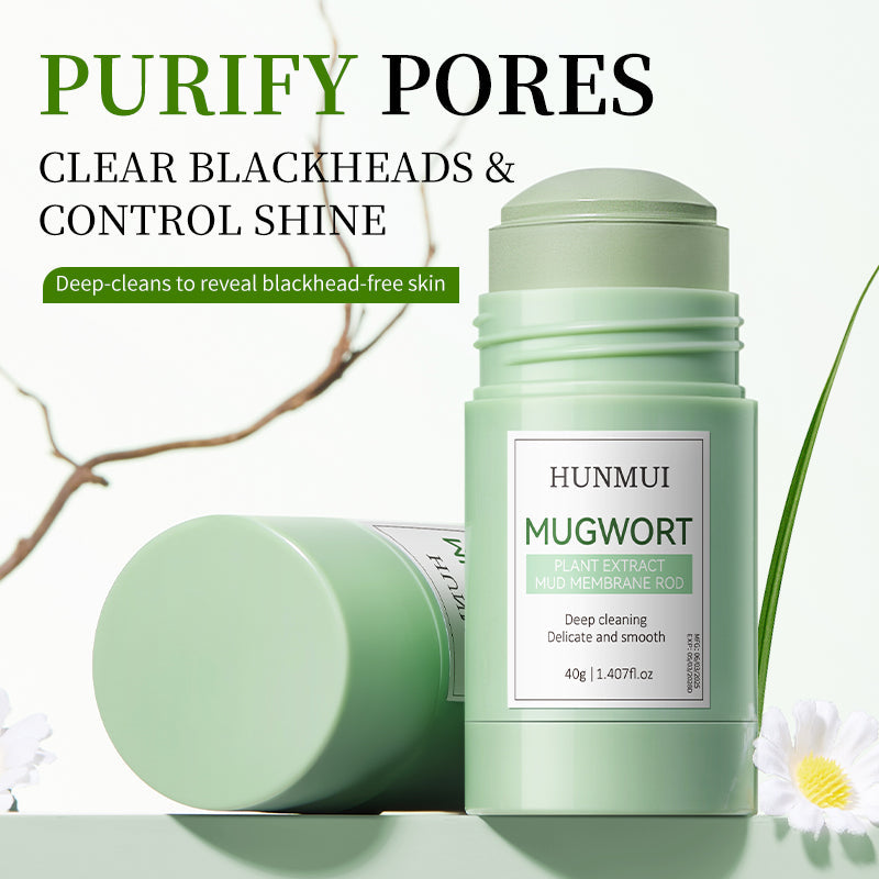 HUNMUI Mugwort Plant Extract Clay Mask Stick 40g