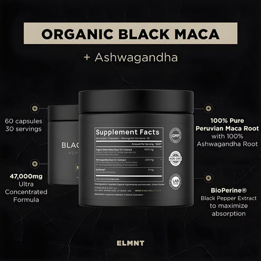 In Stock Black Maca Root Capsules For Men