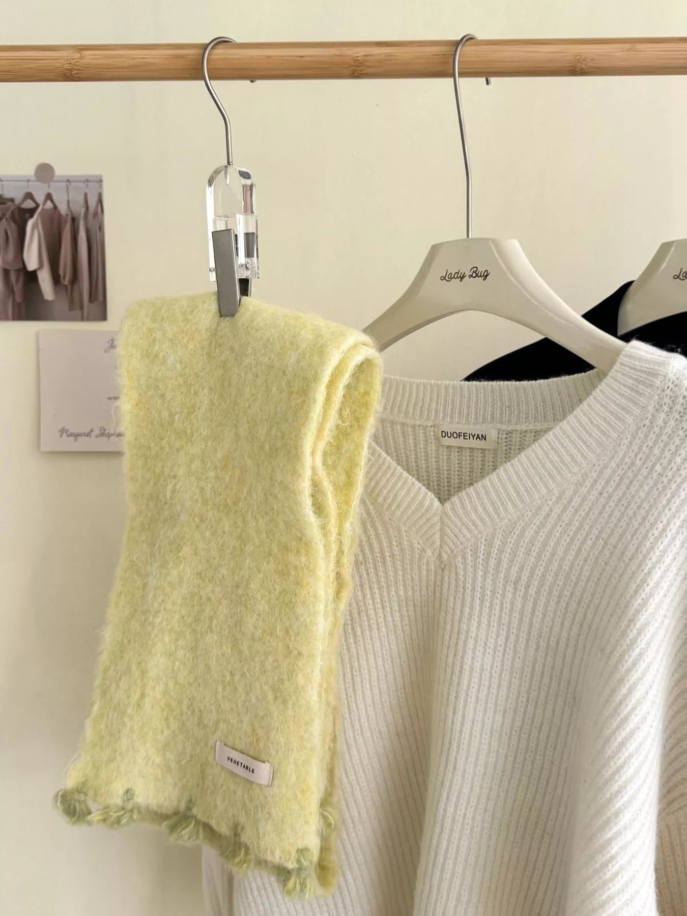 Tassel Knitted Scarf