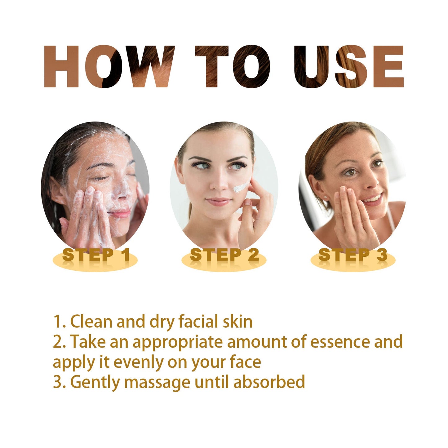 EELHOE Centella Serum, Intensive Moisturizing Improve Dry Skin Smooth And Tender Skin Brighten Hydrating Essence