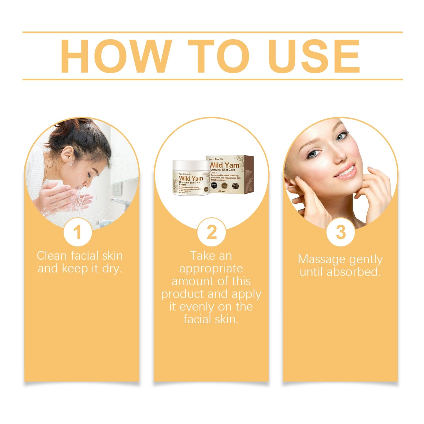 West&Month Face Balance Cream, Moisturizing And Moisturizing Face Improve Skin, Firming, Tender And Hydrating Face Cream