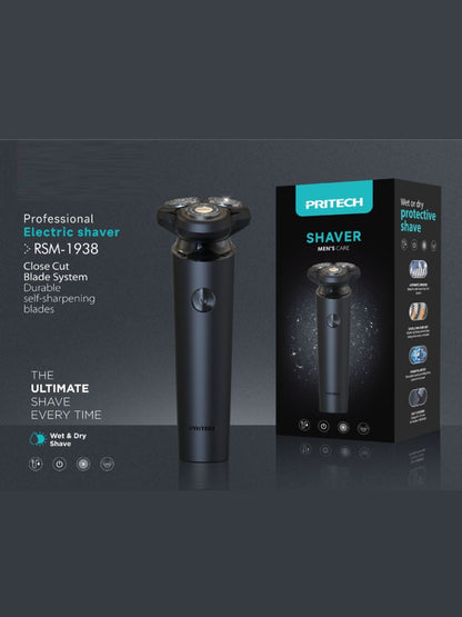 Rechargeable 3-Head Rotary Shaver