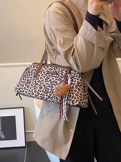 Leopard Adjustable Strap Shoulder Bag