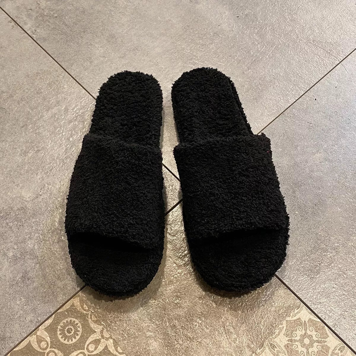 Open Toe Platform Slippers