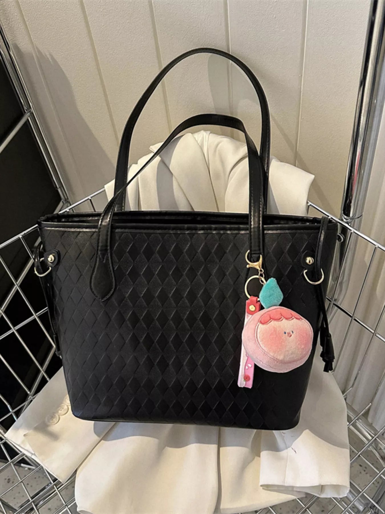 Woven Pattern Tote Bag