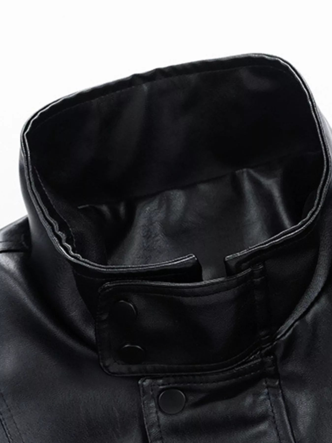 Men's Plus Size Urban Style Faux Leather Jacket