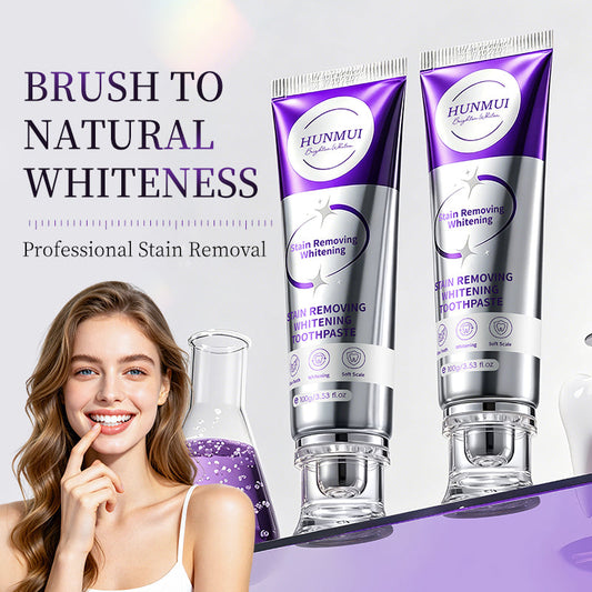 HUNMUI Stain-Removing Whitening Toothpaste Jasmine Scent