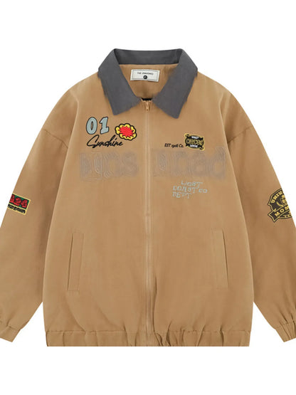 Men's Zip Up Long Sleeve Jacket