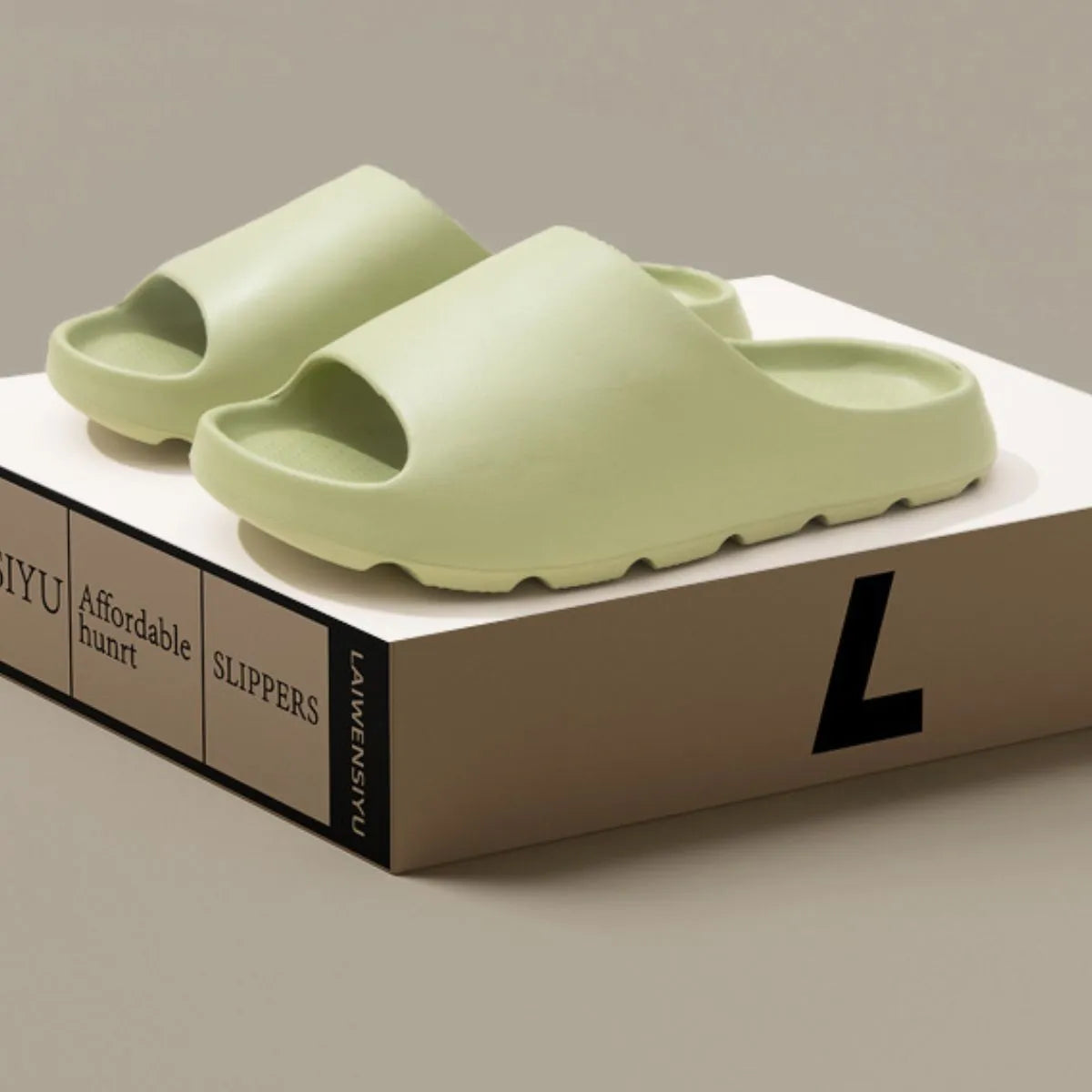 Open Toe Platform Slippers