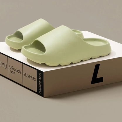 Open Toe Platform Slippers