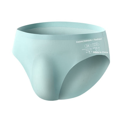 Ice-silk Seamless Summer Mens Briefs Ice-cool And Breathable