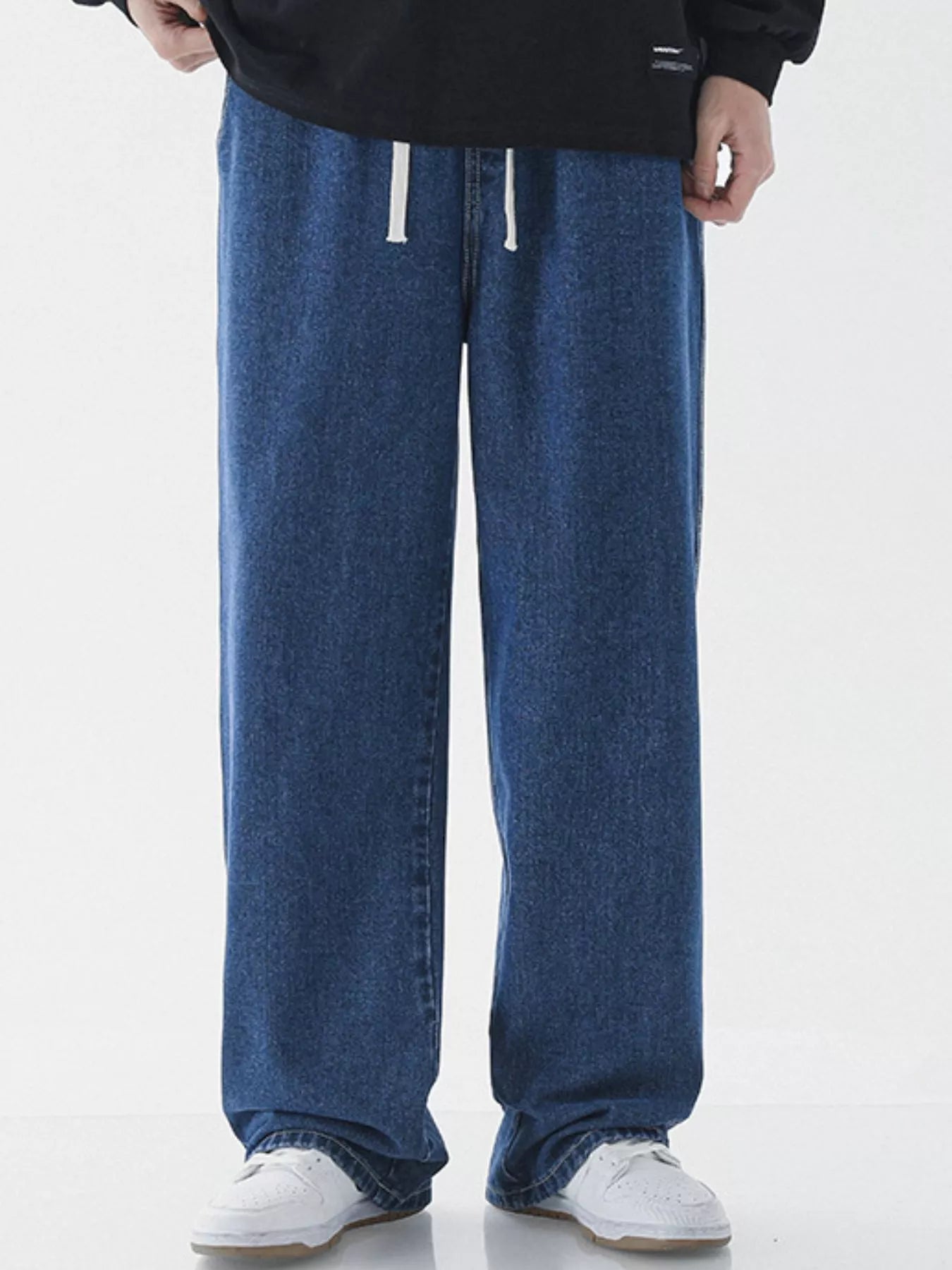 Men's Full Size Wide Leg Jeans Plus Size