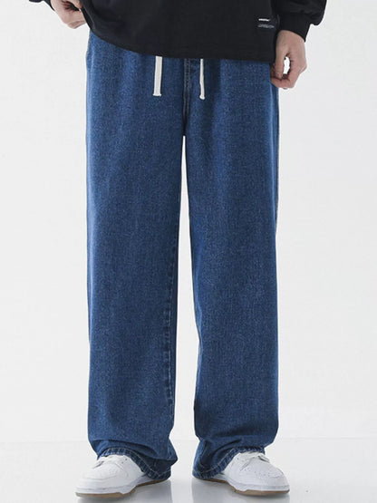 Men's Full Size Wide Leg Jeans Plus Size