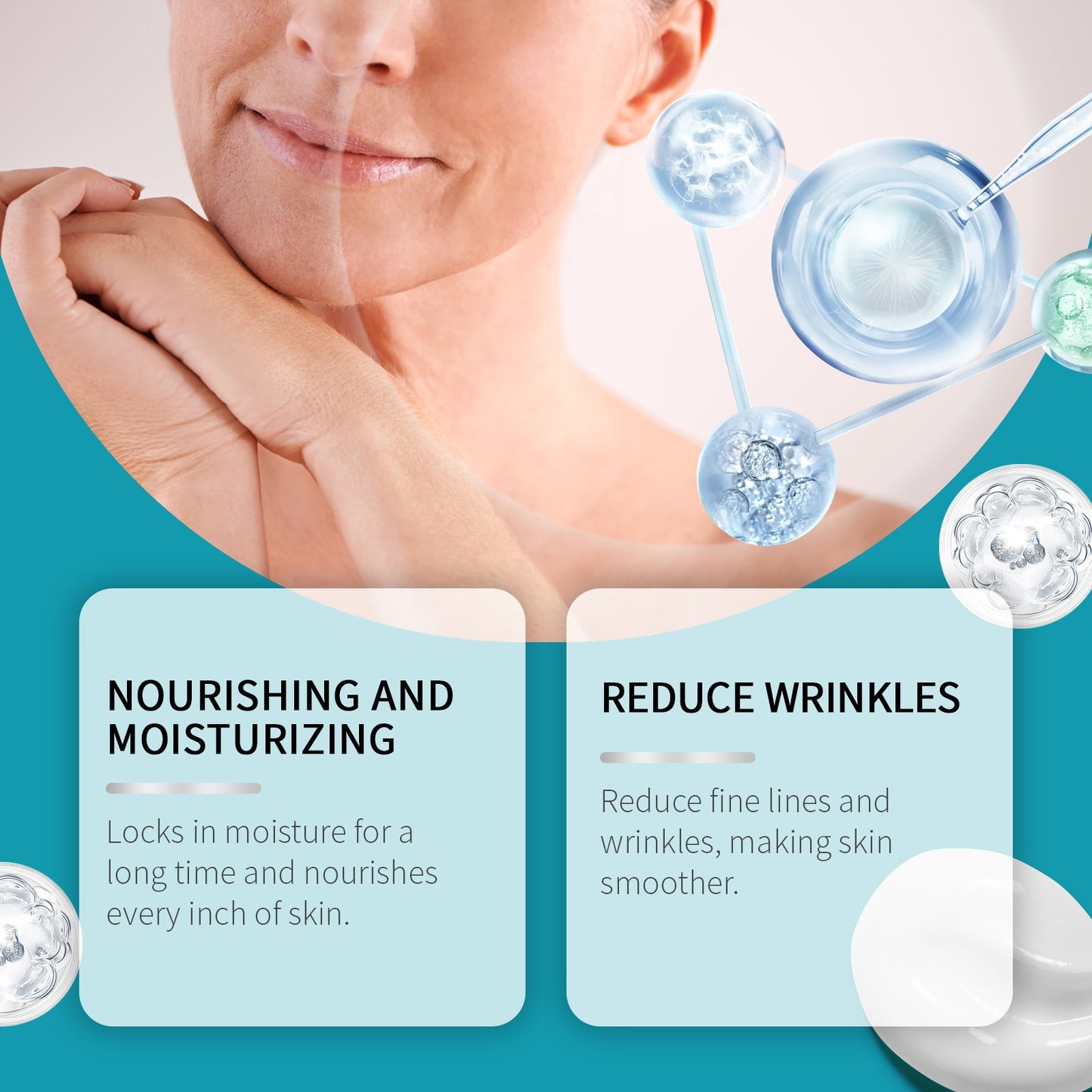 Hoygi Skin Moisturizer, Skin Gentle, Hydrating, Nourishing And Repairing Skin Elasticity Brightening Cream