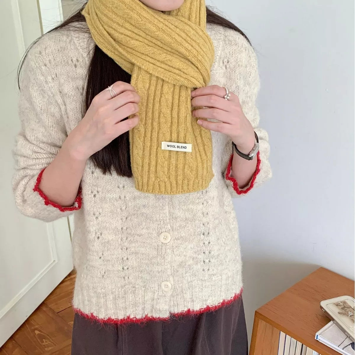 Chunky Knit Winter Warm Scarf