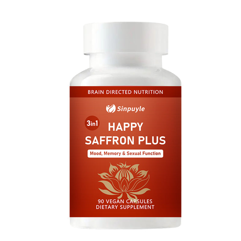Saffron Supplements With Saffron Flower Extract, Curcumin & Zinc For Mood, Memory & Eye Health, Joint Supplements For Men Women