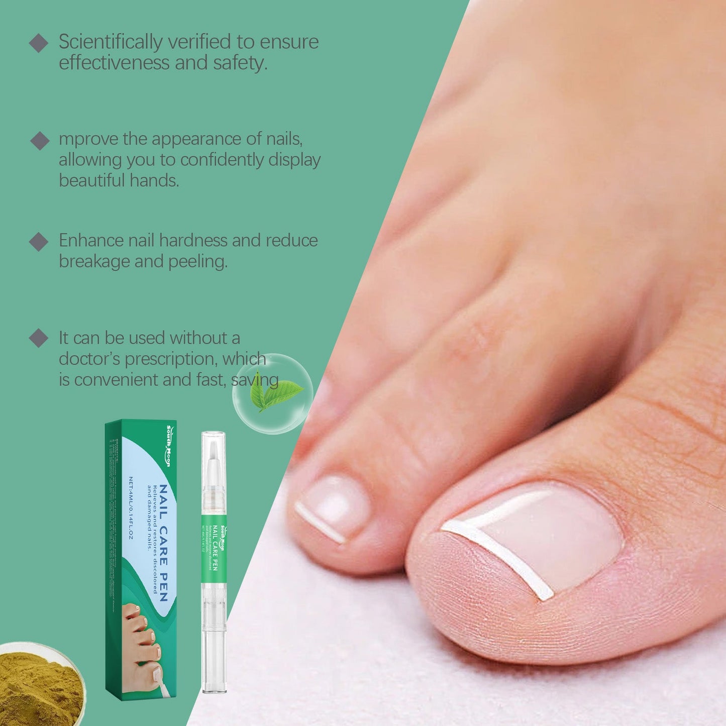 South Moon Nail Repair Pen Moisturizes Gently Repair Hands And Feet Gray Nails Soft Nails Thick Nails Foot Care
