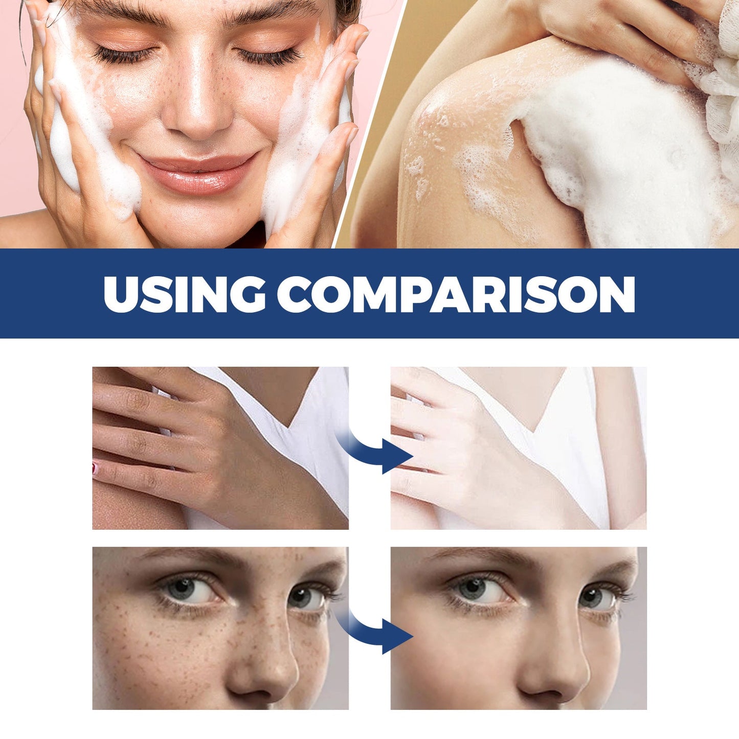 Jaysuing Spot Body Cleanser, Face Body Cleansing Skin Fade Spot Whitening Beauty Skin Cream