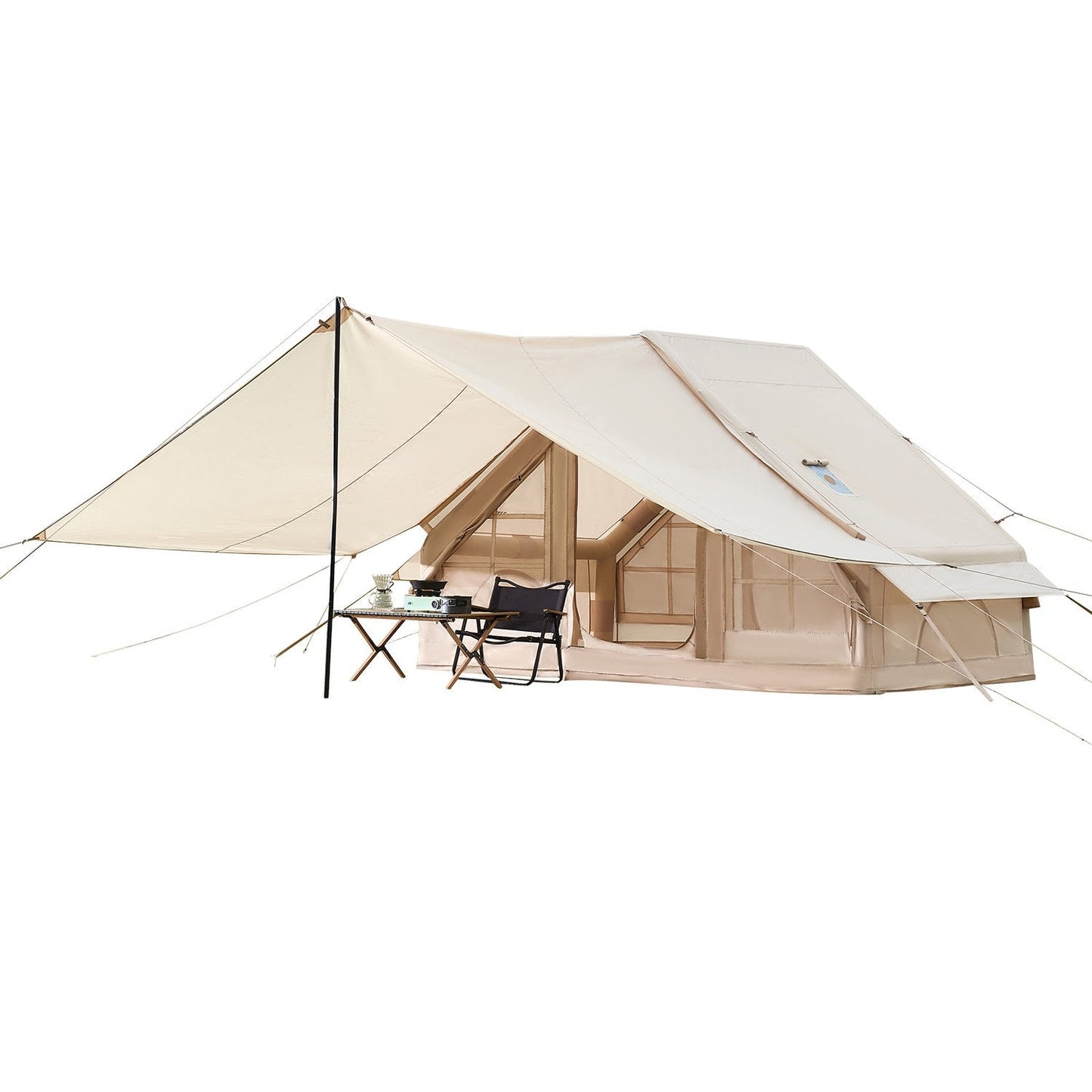 Inflatable Tent For Camping 3-5 Person Glamping Tent With Pump Canopy