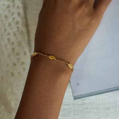 18K Gold-Plated Chain Link Bracelet