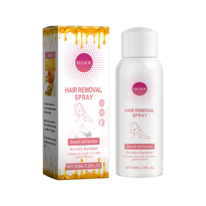 EELHOE Hair Removal Spray, Underarm Quick Hair Removal Gentle Pore Contraction Smooth Delicate Cleansing Spray