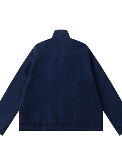 Men's Contrast Zip Up Jacket