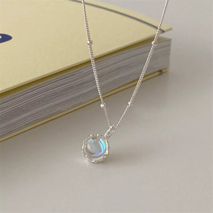 Moonstone 925 Sterling Silver Necklace