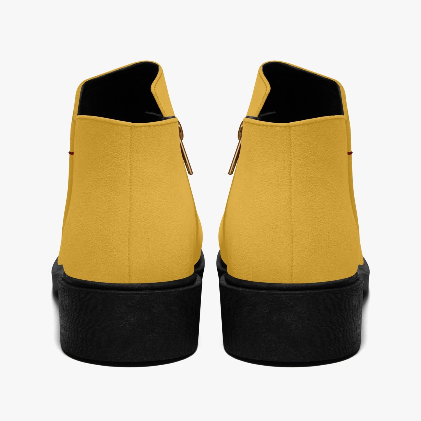 SHO-017YEL-24 Fashion Zipper Boots