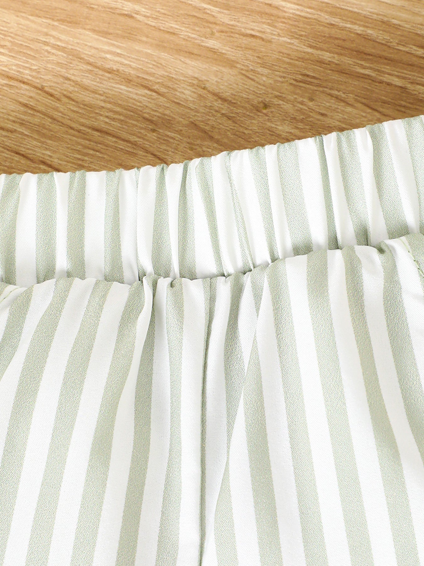 Children's Striped Pocket Tee and Shorts Set