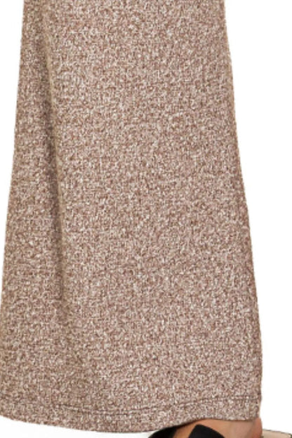 Zenana Soft Elastic Waisted Flare Pants